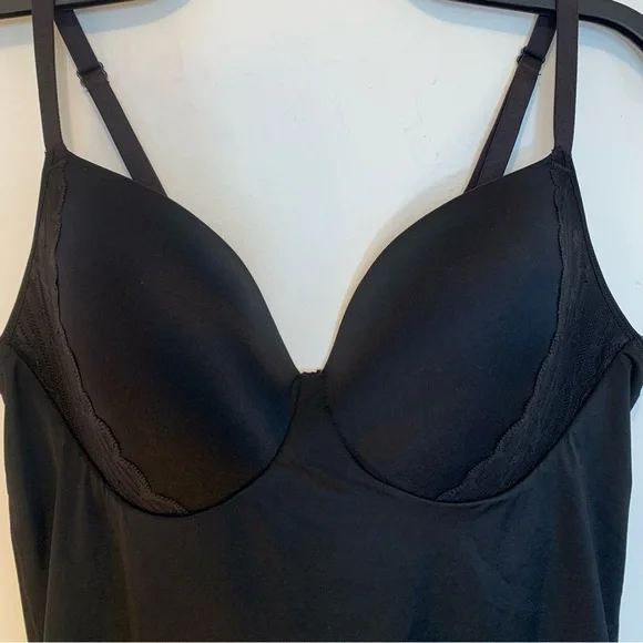 Assets by Spanx Black Full Slip Shapewear - Picture 3 of 8